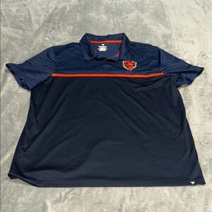 Fanatics Blue and Orange Polo Shirt with Sporty Design